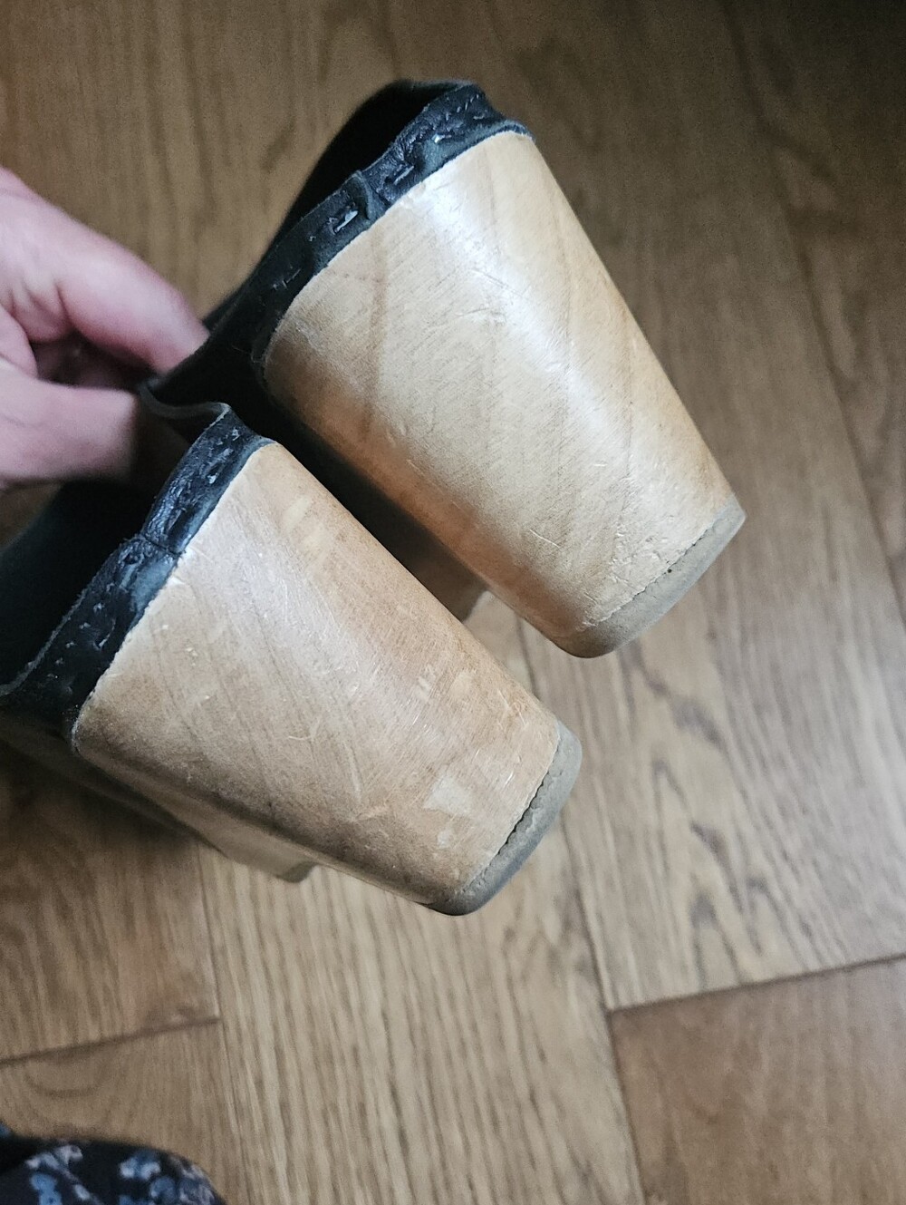 No.6 School Clogs on Wedge Black Leather | EU 39 - Picture 10 of 10